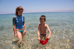 Sascha mit Therapeutin